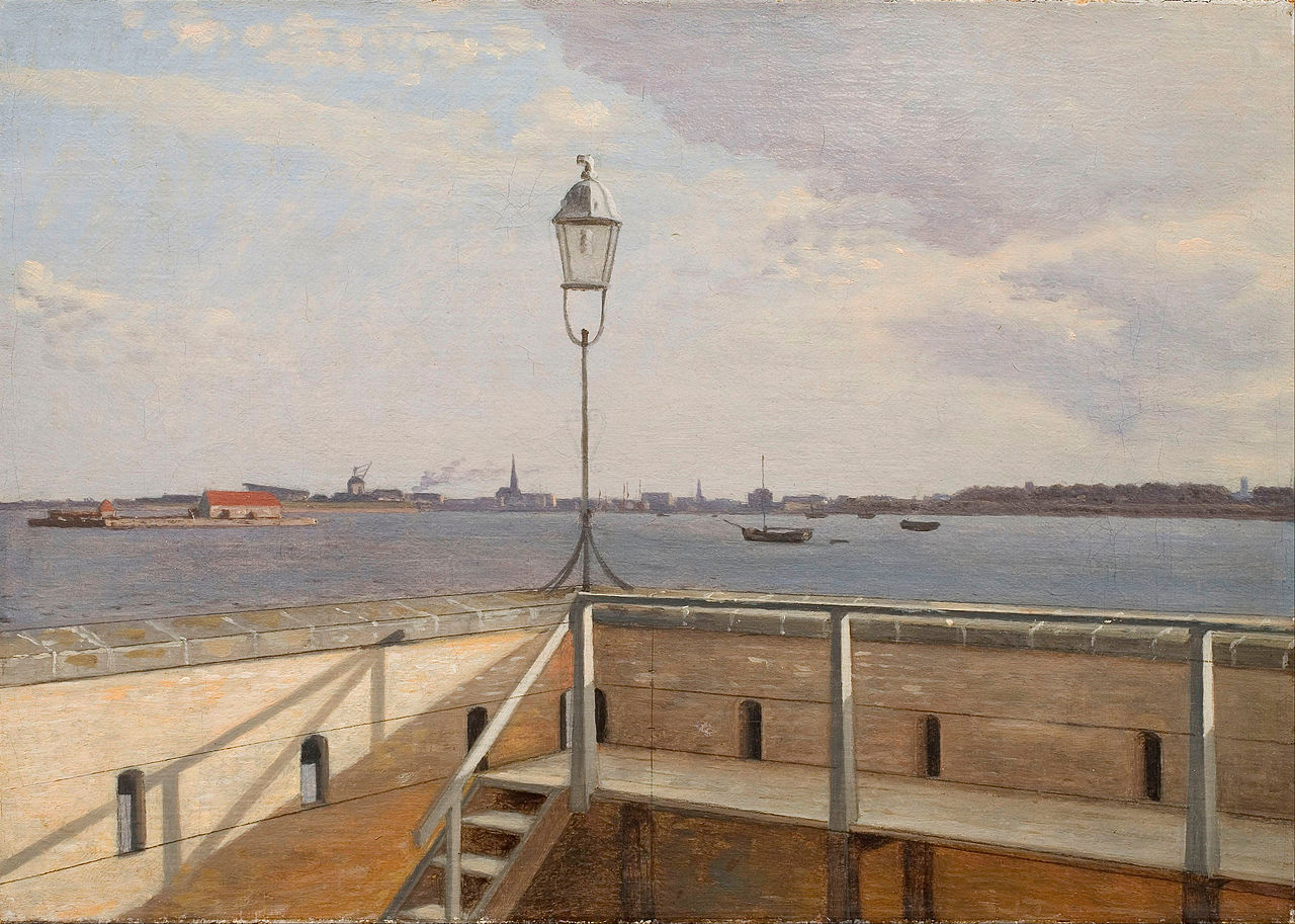 Christoffer_Wilhelm_Eckersberg_-_View_from_the_Trekroner_Battery_with_Copenhagen_in_the_distance_-_Google_Art_Project