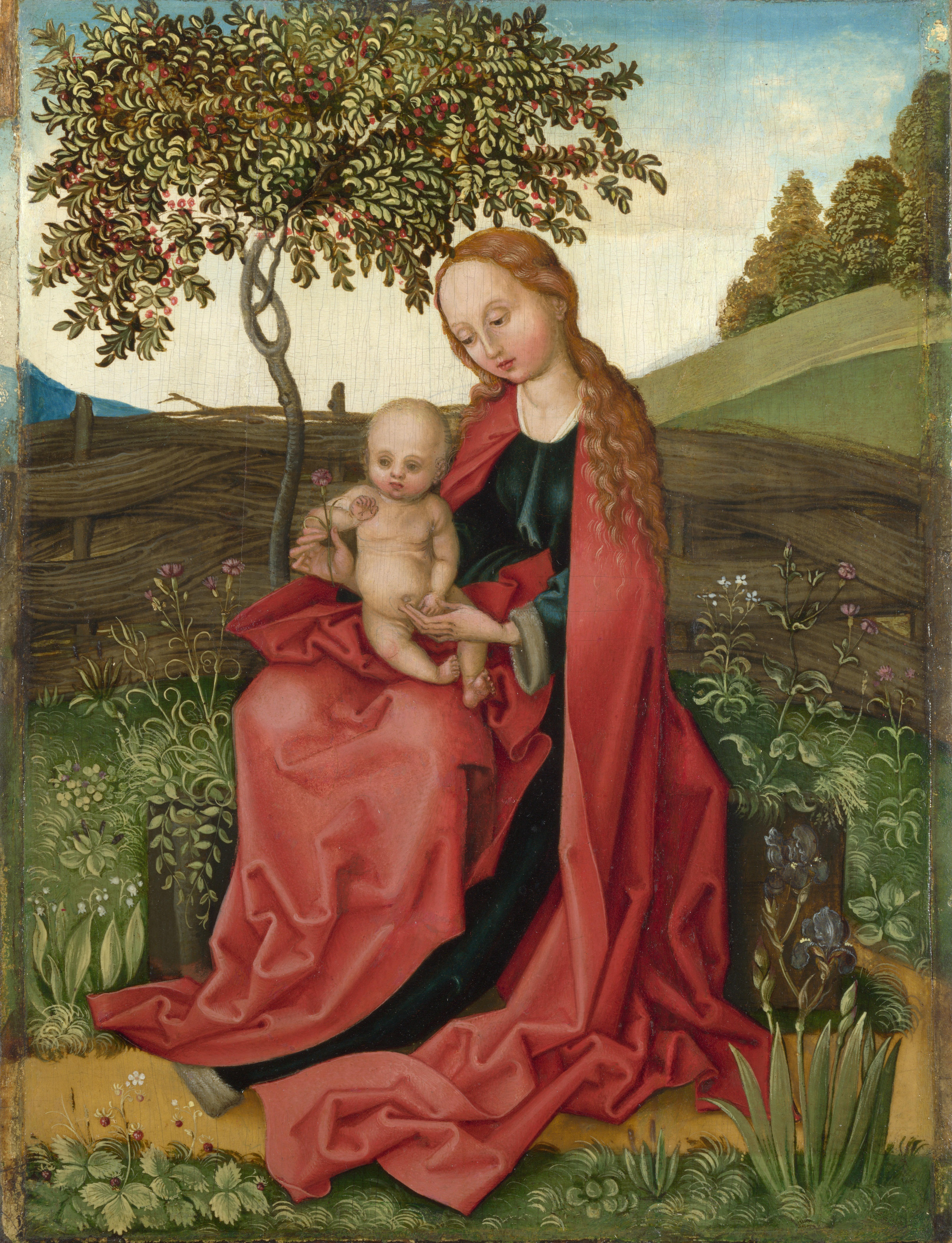 martin_schongauer_-_madonna_und_kind_in_einem_garten_national_gallery_london