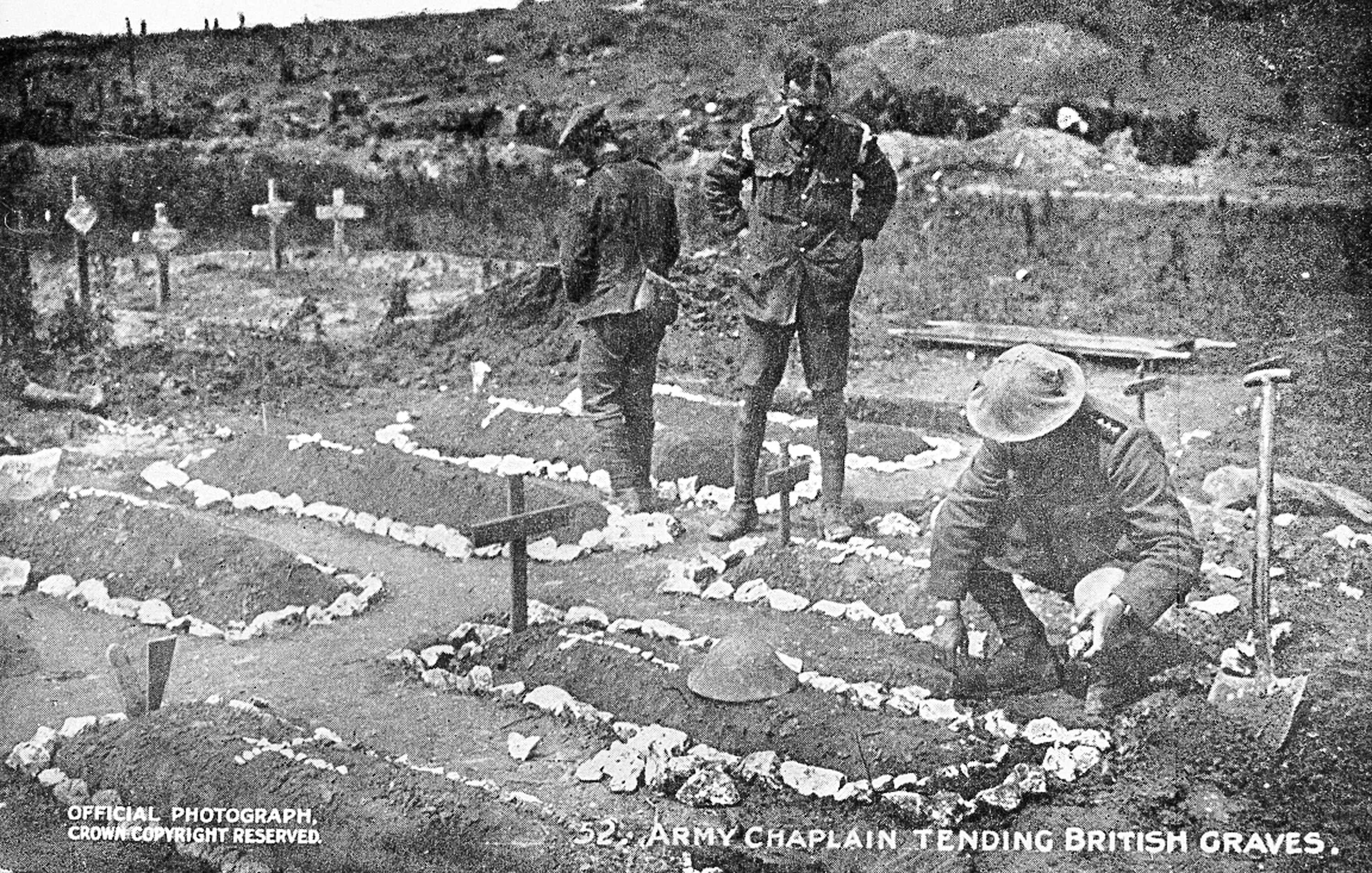 One of a collection of 33 postcard photographs, some taken from official photographs, Western Front, World War One (1914-1918), 1916 (c)-1918.